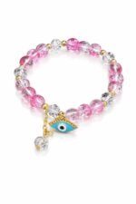 ALNA-TURA Combo Gift For Kids Girls | Pink LED Digital Watch, Cute Pink Sunglasses & Beaded Bracelet | Stylish Fashion Accessories Kit for Baby Childrens | Best Birthday Return Gift Toy Set For Age 3 to 12 Years - Image 5