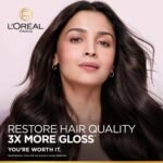 L'Oréal Paris Glycolic Gloss Shine Boosting Shampoo, 800ml | 3% Glycolic Acid | For dull hair, gives 3x more gloss - Image 4