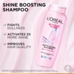 L'Oréal Paris Glycolic Gloss Shine Boosting Shampoo, 800ml | 3% Glycolic Acid | For dull hair, gives 3x more gloss - Image 6
