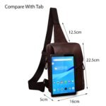 ABYS Genuine Leather Dark Tan Passport & Mobile Pouch | Stylish Travel Waist Bag for Men & Women | Crossbody Neck Pouch | Multiple Passport Holder(I1151IB) - Image 4