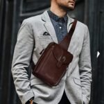 ABYS Genuine Leather Dark Tan Passport & Mobile Pouch | Stylish Travel Waist Bag for Men & Women | Crossbody Neck Pouch | Multiple Passport Holder(I1151IB) - Image 5