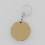 PICRAZEE DIY Wooden Plain MDF Key Chains for Wood Sheet Art &Craft, Painting, Decoupage, Resin Art Work, Mandala, Decoration, Fluid Art (20 Pcs) (Round 20) - Image 4
