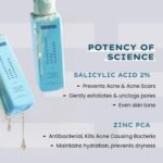 Hyphen Clarifying Acne Face Wash for Women and Men | Cleanser For Acne Prone Skin with Salicylic Acid 2%, Zinc PCA, Witch Hazel 10% | Oil Control Pore Cleasning | Antibacterial & Non-Drying - 100ml - Image 5