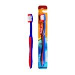 Classic Gold Super Clean Oval Shaped Head Manual Toothbrush for Adults | With Super Soft Dupont Tynex Bristles | Pack Of 24 Pieces - Multicolor - Image 3