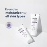 Moiz Daily Moisturizing Cream for Face & Body | Formulated with 9 Moisturizers | Suitable for Sensitive Skin | Paraben free & Cruelty free-50g (Pack of 2) - Image 4