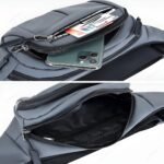 Waist Bag for Men Women Travel Handy Hiking Running Pouch with Zipper Adjustable Strap Pack for Documents Money Card Phone Earphone Lightweight Sport Belt Bag - Image 4