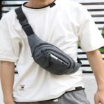 Waist Bag for Men Women Travel Handy Hiking Running Pouch with Zipper Adjustable Strap Pack for Documents Money Card Phone Earphone Lightweight Sport Belt Bag - Image 6