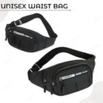 Waist Bag for Men Women Travel Handy Hiking Running Pouch with Zipper Adjustable Strap Pack for Documents Money Card Phone Earphone Lightweight Sport Belt Bag - Image 7