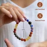 Mesh (Aries) Rashi Bracelet | Hematite, Carnelian, Citrine, Red Jasper, Amethyst, Evil Eye | Mars Bracelet For Courage, Leadership, Focus & Financial Confidence | For Men & Women - Image 5
