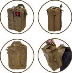 ARURA (LABEL) Medical Kit First Aid Pack Survival Emergency Medicine Waist Bag Molle Kit Rescue Equipment Kit (No (Multicolor) - Image 5