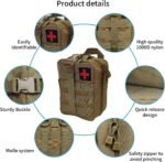 ARURA (LABEL) Medical Kit First Aid Pack Survival Emergency Medicine Waist Bag Molle Kit Rescue Equipment Kit (No (Multicolor) - Image 7