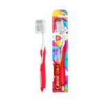 Classic Gold Pro Sensitive Manual Toothbrush for Adults | With Ultra Soft Dupont Tynex Bristles for Sensitive Gums and Anti Bacterial Cap | Pack of 6 Pieces - Multicolor - Image 4