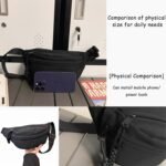 1 Fanny Bag for Women Waist Bag for Men, Chest Bag Side Bag for Women, Stylish Crossbody Sling Shoulder Bag, Lightweight Backpack for Travel Gym Cycling - Image 4