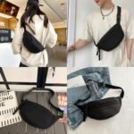 1 Fanny Bag for Women Waist Bag for Men, Chest Bag Side Bag for Women, Stylish Crossbody Sling Shoulder Bag, Lightweight Backpack for Travel Gym Cycling - Image 8