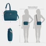 Travelon Women's Classic Convertible Crossbody and Waist Pack Cross Body Bag - Image 5