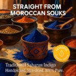 MS MAGIC SECRET Moroccan Nila Powder | 100% Natural Indigo Blue Powder for Skin Brightening, Soothing & Detox | Traditional Moroccan Hammam Beauty Treatment for Face & Body Care (100grams) - Image 3
