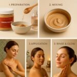 MS MAGIC SECRET Moroccan Tebrima Body Mask Powder – 100% Natural Skin Brightening & Tan Improvement | Improves Blemishes, Smoothens Skin, Improves Ingrown Hair | Face & Body Care for Radiant, Youthful Glow - Image 3