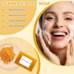 MS MAGIC SECRET Turmeric & Kojic Acid Soap for Dark Spots & Hyperpigmentation - Skin Brightening, Anti-Aging, and Skin Tone Evenizer - Natural Facial & Body Soap for Glowing Skin (Pack of 2) - Image 6