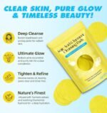 Kojic Acid and Turmeric Cleansing Pads for Dark Spots, Skin Brightening & Acne Prevention, with Vitamin B5, Vitamin C, Turmeric Infused Foaming Exfoliating Pads, for Face for All Skin Types -60PCS (Pack of 1 (60Pcs)) - Image 6