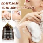 MS MAGIC SECRET Moroccan Beldi Soap – Natural Organic Black Soap for Exfoliating, Detoxifying, and Hydrating Skin – Ideal for Body Scrub, Spa & Hammam Rituals, Removes Dead Skin Cells (200 grams) - Image 4