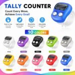KTRIO 6 Pack - Digital Finger Counter with LCD Display & Reset Button | Adjustable Ring Hand Tally Counter for Japa, Chanting, Meditation, Prayers, Sports, Golf, Knitting & Score Tracking - Image 3
