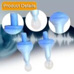 Inflatable Earplugs for Men and Women Ear Tips for Diving Water Sports Sleep 1 Pair|Health & Beauty|Health Care|Ear Care|Ear Plugs - Image 8