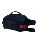 Coaxial 5L Navy Waist Sling Bag for Men & Women | Travel Bag | Adjustable Waist Strap, Polyester & PU Outer, Quick-Access Pocket - Image 4
