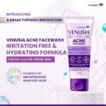 Dr. Reddy's Venusia Acne Facewash | Sebum Control & Hydrating Formula | Clears Acne-marks | Enriched with encapsulated Salicylic Acid, Glycolic Acid, Ceramide - Oat - HA Complex | Oily & Acne-Prone Skin | 75g - Image 5
