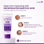 Dr. Reddy's Venusia Acne Facewash | Sebum Control & Hydrating Formula | Clears Acne-marks | Enriched with encapsulated Salicylic Acid, Glycolic Acid, Ceramide - Oat - HA Complex | Oily & Acne-Prone Skin | 75g - Image 10
