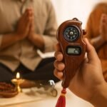 SC SPORTCOUNT Digital Jaap Counter with Compass & Wooden Finish | Finger Jap Counter for Mantra Chanting, Meditation & Prayer | Accurate Naam Jaap Counter Machine with Easy Reset - Image 4