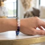 Karka (Cancer) Rashi Bracelet | Labradorite, Moonstone, Clear Quartz, Rose Quartz,Amethyst, Evil Eye | Emotional Stability & Intuition | Relieves Anxiety, Boosts Intuition | For Men & Women - Image 8