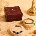 Karka (Cancer) Rashi Bracelet | Labradorite, Moonstone, Clear Quartz, Rose Quartz,Amethyst, Evil Eye | Emotional Stability & Intuition | Relieves Anxiety, Boosts Intuition | For Men & Women - Image 9