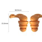 Enakshi® Silicone Earplugs Comfortable Sleeping Ear Plugs for Noisy Places Work Study Orange | Facility Maintenance & Safety | Personal Protective Equip/PPE | Ear Plugs & Ear Muffs | Ear Plugs - Image 3