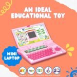 Wembley Educational Laptop for Kids Toys for 2-5 Years Learning Activity Computer Educational Toy for 3 Years Old Boy Learn Alphabet,Letter,Words,Games,Mathematics,Music,Logic Memory Tool,Multicolour - Image 6