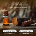 Nyassa Luxurious Sacred Sandalwood Handmade Natural Bathing Soap|Chamomile Extract & marigold Petals with Organic Sweet Almond Oil|Sandalwood Fragrance|150gm - Image 4
