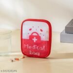 Mini First Aid Kit, Empty First Aid Bag Mini Portable Medical Bag First Aid Pouch for Car Cycling Marathon Running Outdoor Camping Hiking Travel Emergency - Image 3