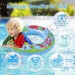 Girls Swimming Kit - Costume, Antifog Goggles, Cap, Ear Plug & Nose Plug | Polyester |Complete Swimwear for Girls of All Ages | (Color of THE Product AS PER AVAILABLITY) - Image 5