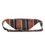 Freakmandu Unisex Hemp Fanny Pack - Hip Waist Belt Bag Crossbody Boho Hippie Style Handmade Waist Packs For Men Women, Gheri, Adjustable Size, Fanny Packs - Image 4