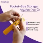 Careforce Ear Cleaner Wax Removal Tool with Storage Pack Reusable Earwax Cleaning Kit with Pick Scoop Curette Cleansing Spring and Brush 6 Pcs Set Safe, Easy & Hygienic - Yellow - Pack of 5 - Image 6