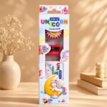 Cartoon Magnet Rakhi with Stationery Kit for Kids | Reusable Fridge Magnet Rakhi for Brother | Raksha Bandhan Gift Combo with Coloring & Writing Supplies | for Boys - Image 5