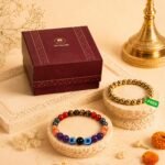 Simha (Leo) Rashi Bracelet | Tiger’s Eye, Carnelian, Pyrite, Sunstone,Amethyst, Evil Eye | Ideal For Career Growth & Recognition | Enhances Charisma, Confidence & Authority |For Men & Women - Image 9