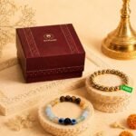 Mithun (Gemini) Rashi Bracelet | Tiger’s Eye, Citrine, Amazonite, Blue Lace Agate, Fluorite, Evil Eye | Boosts Intellect, Adaptability, Communication & Clear thinking | For Men & Women - Image 9