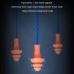 Enakshi® Corded Ear Plugs Noise Cancelling Noise Reduction Earplugs for Studying | Facility Maintenance & Safety | Personal Protective Equip/PPE | Ear Plugs & Ear Muffs | Ear Plugs - Image 7