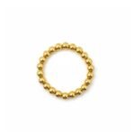 8mm Gold Bead Bracelet for Women - Premium Imitation Gold Ball Stretch Bracelet - Minimalist Stackable Fashion Jewelry - Classic Round Bead Wristband - Elegant Gift for Women and Teens - Image 5