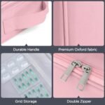 FunBlast Travel First Aid Bag - Medical Portable Medicine Storage Bag, Waterproof Pill Organizer with Mesh Pocket, Zippered Medicines Bag for School, Travel, Camping (Pink) - Image 6