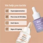 Vilvah Store AM PM Face Serum Combo | Milk Drops Serum and Better Ageing Serum | Skin Brightening, Even Skin Tone, Anti-Ageing, Wrinkle Repair | Rice Milk Extract and Blue Pea Flower | 20ml + 20ml - Image 4
