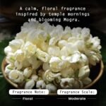Nyassa Luxurious Temple Mogra Handmade Natural Bathing Soap-150grm | Mograa Extract & Shea Butter| Mogra Fragrance| All Skin Type 150gm - Image 4