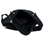 Leather World Waist Bag Travel Waist Pouch Belt Sport Bag Bum Bag for Men and Women Nylon (Black) - Image 4