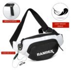 Unisex Waist Bag for Men and Women - Waterproof Fanny Pack with Adjustable Strap, Multiple Zippered Pockets, Lightweight and Durable - Image 4
