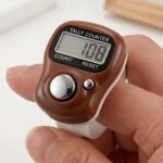 Digital Finger Tally Counter, LCD Display, Count and Reset Button, (Pack of 2- Any Random Colour Will Be Sent As Per Colour Availability) (Brown) - Image 3